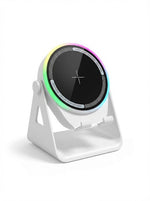 Support Téléphone Chargeur Sans Fil avec Enceinte InductionLED - 3 en 1 - Image 1